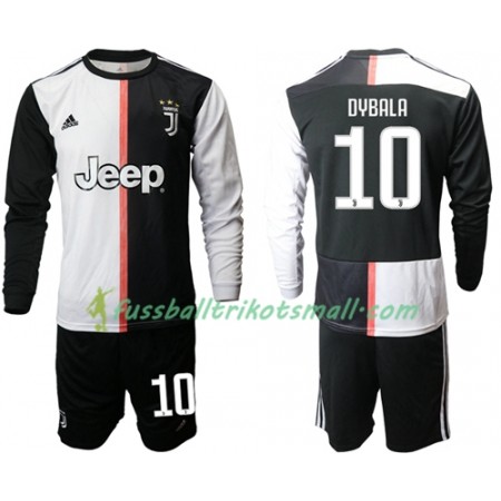 Fußballtrikots Juventus Turin Dybala 10 Kinder 2019-2020 Langarm Heimtrikotsatz kaufen
